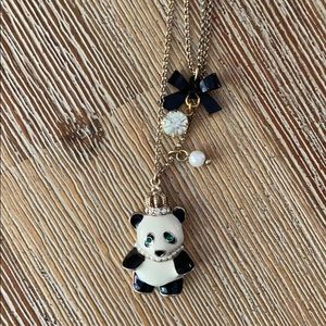 Betsey Johnson Panda Necklace